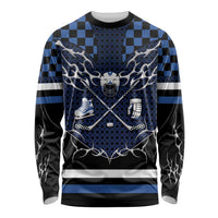Custom Hockey Long Sleeve Shirt Tribal Strike