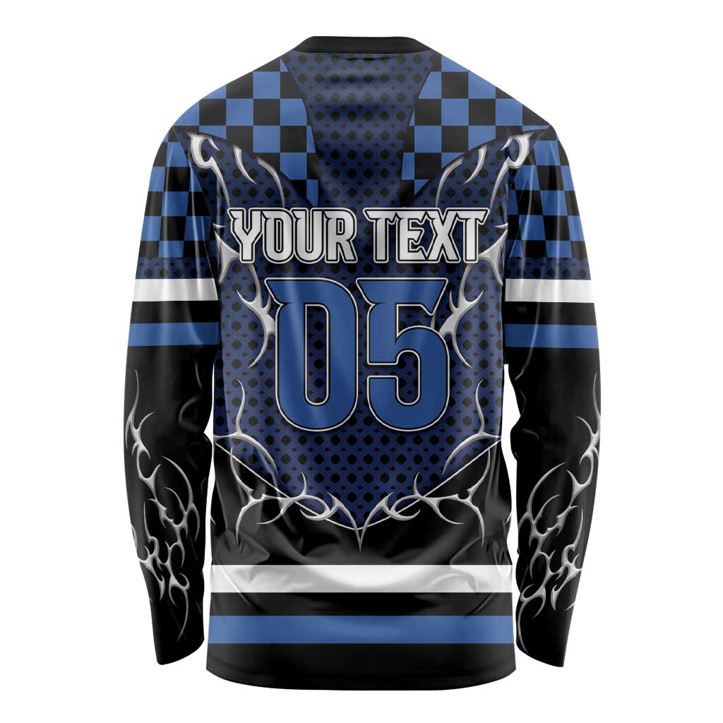 Custom Hockey Long Sleeve Shirt Tribal Strike
