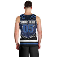 Custom Hockey Men Tank Top Tribal Strike