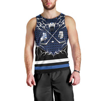 Custom Hockey Men Tank Top Tribal Strike
