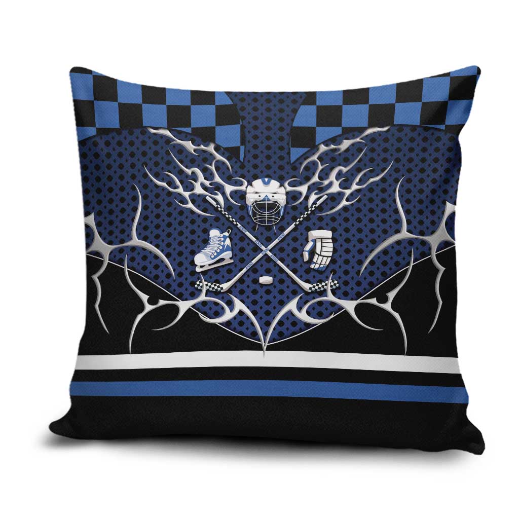 Hockey Pillow Cover Tribal Strike