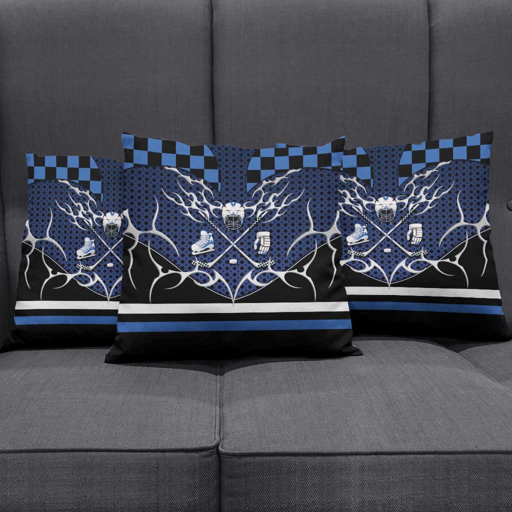 Hockey Pillow Cover Tribal Strike