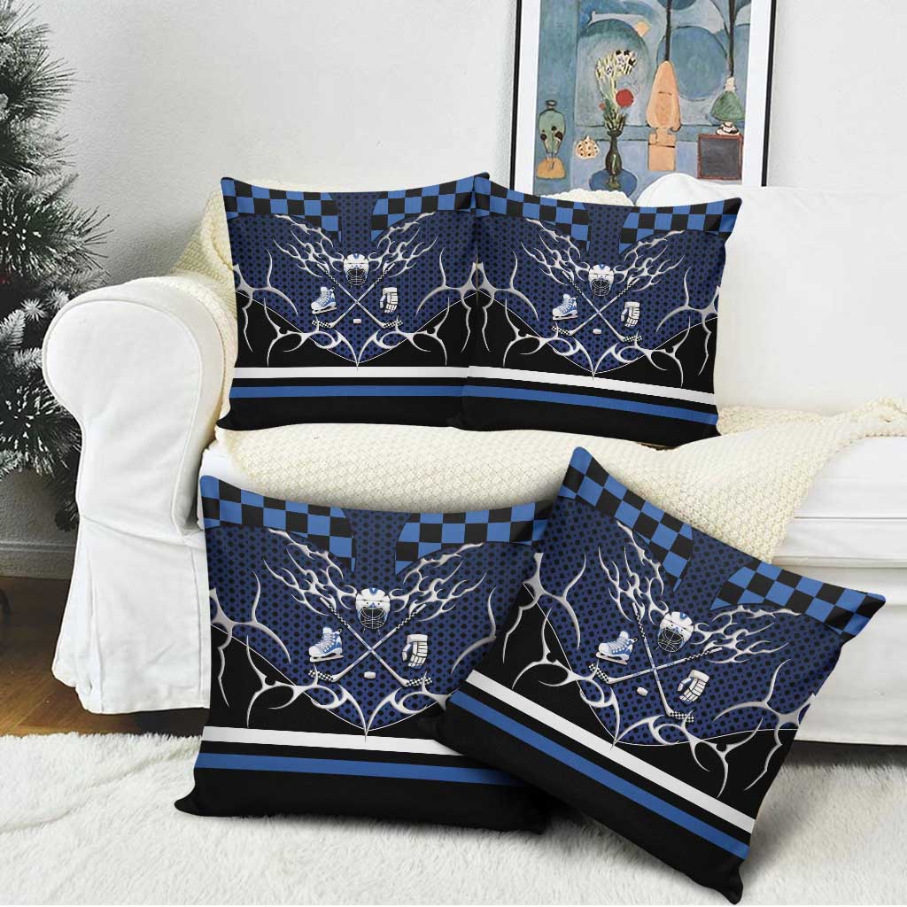 Hockey Pillow Cover Tribal Strike