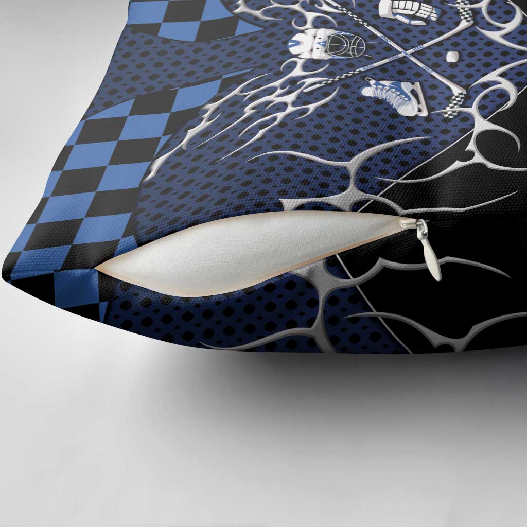 Hockey Pillow Cover Tribal Strike