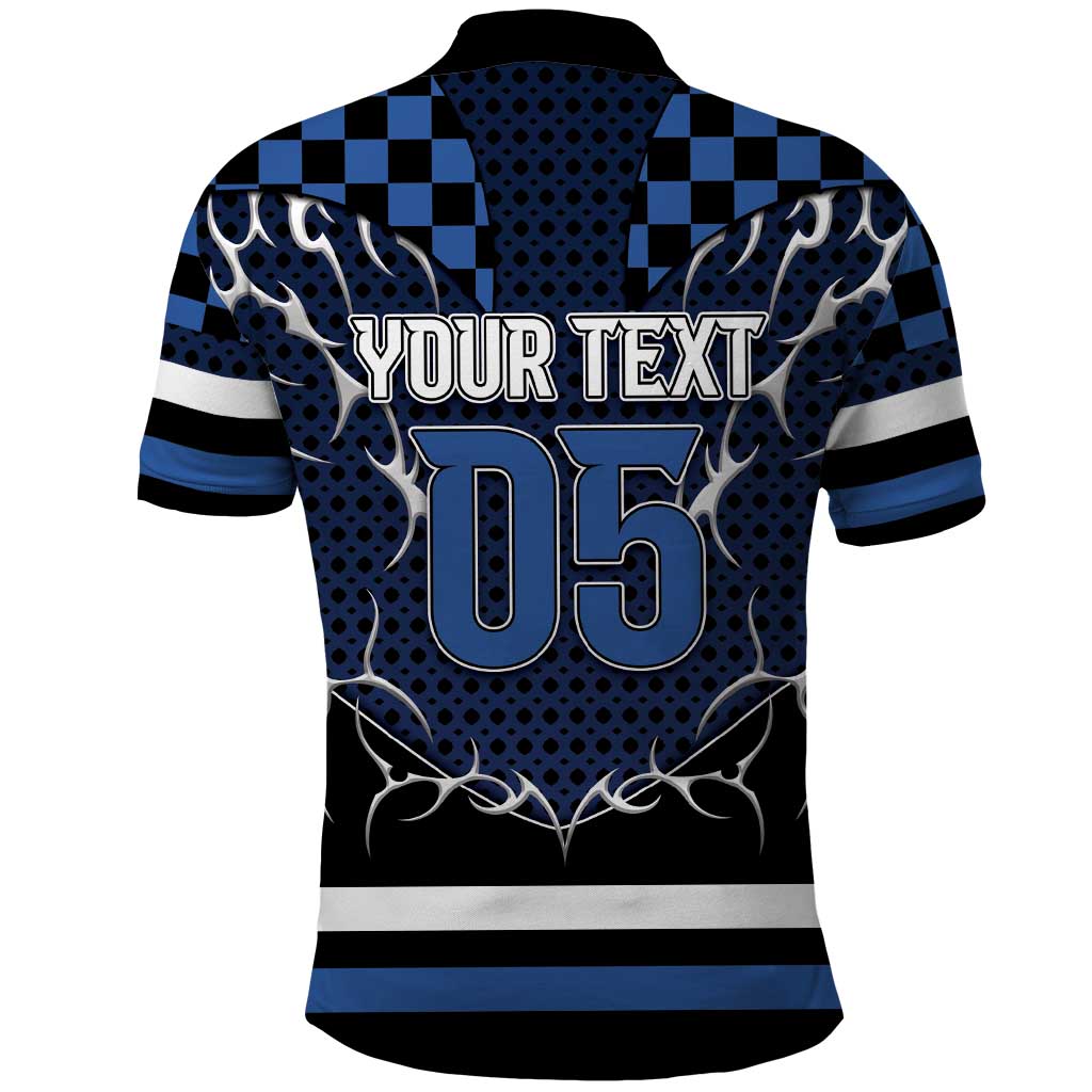 Custom Hockey Polo Shirt Tribal Strike