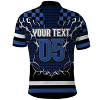 Custom Hockey Polo Shirt Tribal Strike