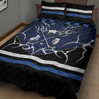 Hockey Quilt Bed Set Tribal Strike