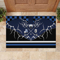 Hockey Rubber Doormat Tribal Strike