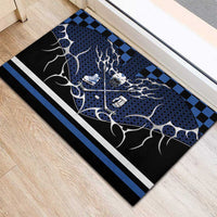 Hockey Rubber Doormat Tribal Strike