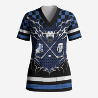 Custom Hockey Scrub Top Tribal Strike