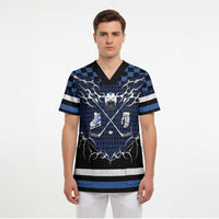 Custom Hockey Scrub Top Tribal Strike