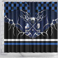 Hockey Shower Curtain Tribal Strike