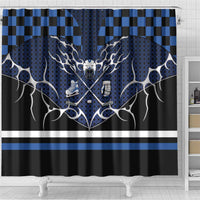 Hockey Shower Curtain Tribal Strike