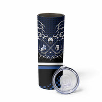 Custom Hockey Skinny Tumbler Tribal Strike