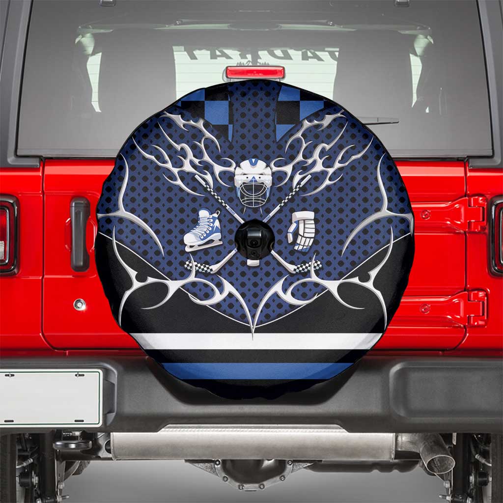 Hockey Spare Tire Cover Tribal Strike