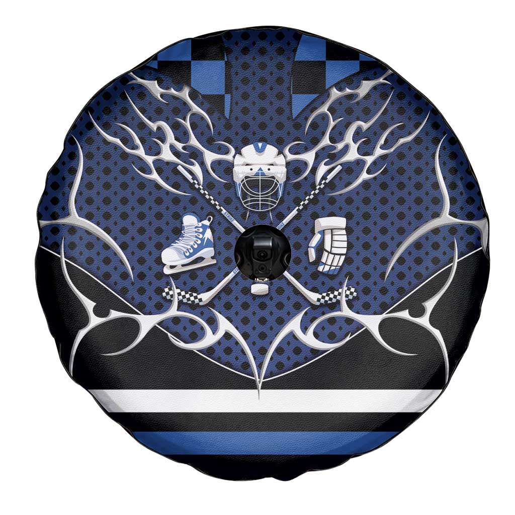 Hockey Spare Tire Cover Tribal Strike