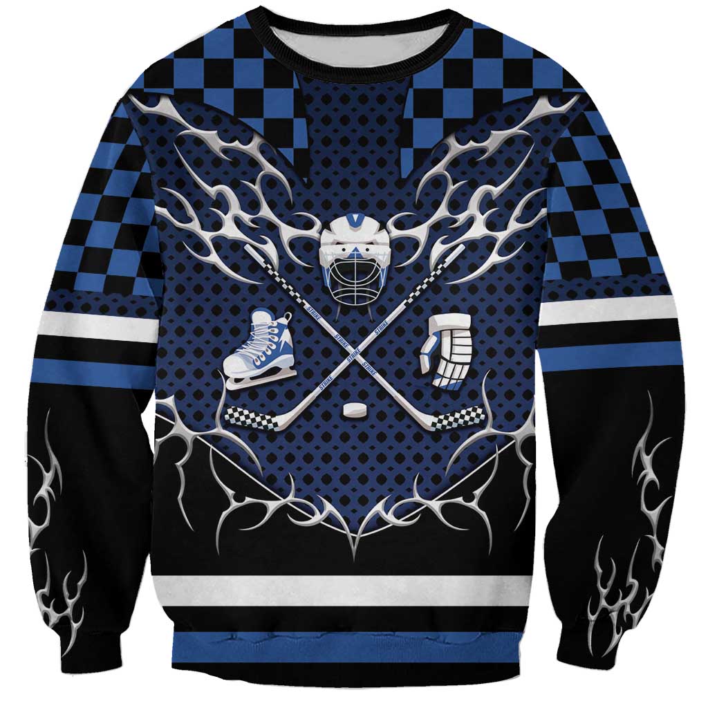 Custom Hockey Sweatshirt Tribal Strike