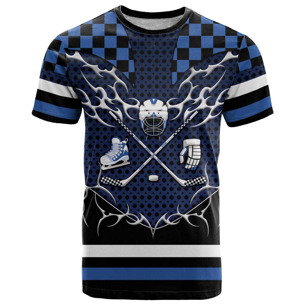 Custom Hockey T Shirt Tribal Strike