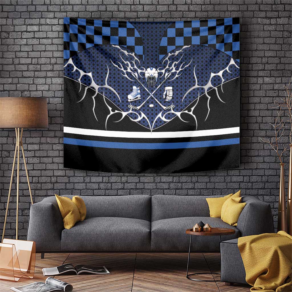 Hockey Tapestry Tribal Strike