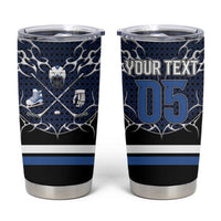Custom Hockey Tumbler Cup Tribal Strike
