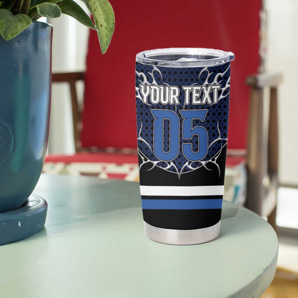 Custom Hockey Tumbler Cup Tribal Strike