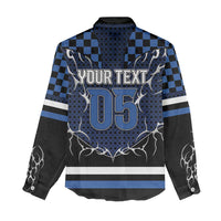 Custom Hockey Women Casual Shirt Tribal Strike