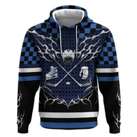 Custom Hockey Zip Hoodie Tribal Strike