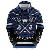 Custom Hockey Zip Hoodie Tribal Strike