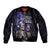 Skull Bomber Jacket Mentally Ill But Totally Chill