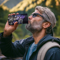 Skull 4 in 1 Can Cooler Tumbler Mentally Ill But Totally Chill