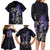 Skull Family Matching Long Sleeve Bodycon Dress and Hawaiian Shirt Mentally Ill But Totally Chill