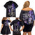 Skull Family Matching Off Shoulder Short Dress and Hawaiian Shirt Mentally Ill But Totally Chill