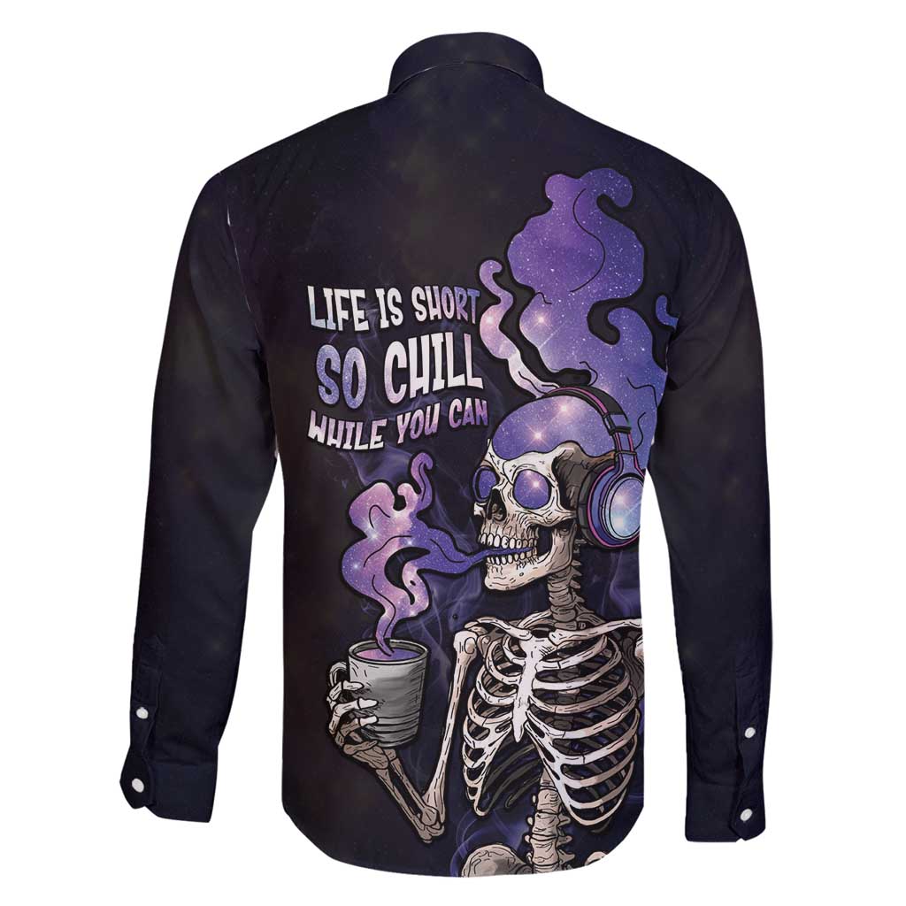 Skull Family Matching Puletasi and Hawaiian Shirt Mentally Ill But Totally Chill