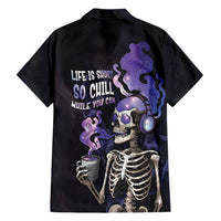 Skull Hawaiian Shirt Mentally Ill But Totally Chill