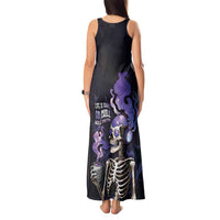 Skull Tank Maxi Dress Mentally Ill But Totally Chill