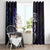 Skull Window Curtain Mentally Ill But Totally Chill