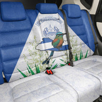El Salvador Back Car Seat Cover Torogoz Bird Map