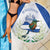 El Salvador Beach Blanket Torogoz Bird Map
