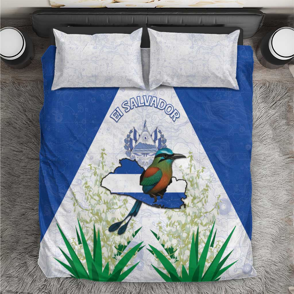 El Salvador Bedding Set Torogoz Bird Map