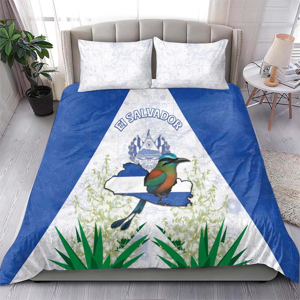 El Salvador Bedding Set Torogoz Bird Map