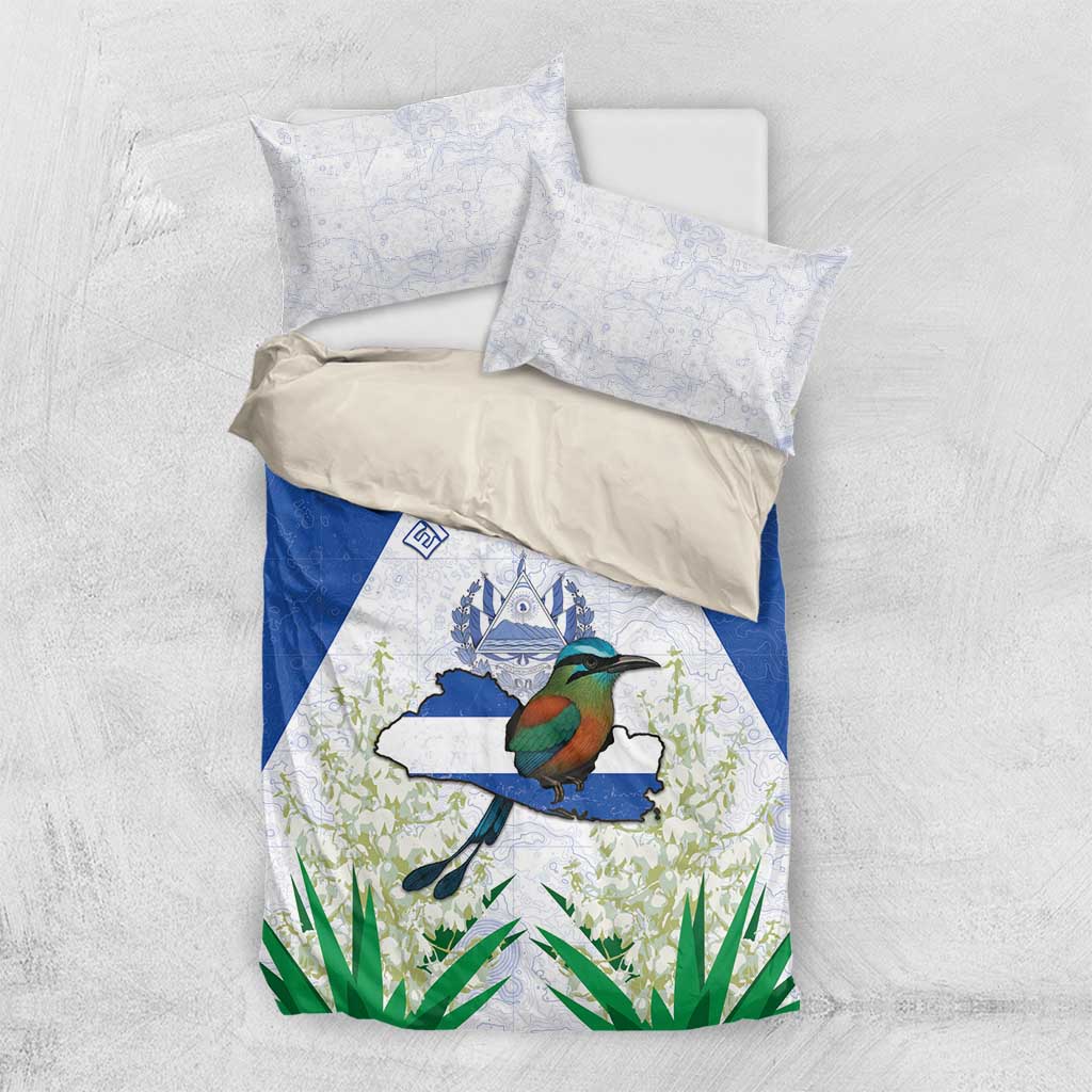 El Salvador Bedding Set Torogoz Bird Map