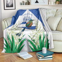 El Salvador Blanket Torogoz Bird Map