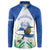 Personalized El Salvador Button Sweatshirt Torogoz Bird Map