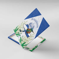 El Salvador Canvas Wall Art Torogoz Bird Map