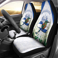 El Salvador Car Seat Cover Torogoz Bird Map