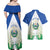 Personalized El Salvador Couples Matching Off Shoulder Maxi Dress and Hawaiian Shirt Torogoz Bird Map