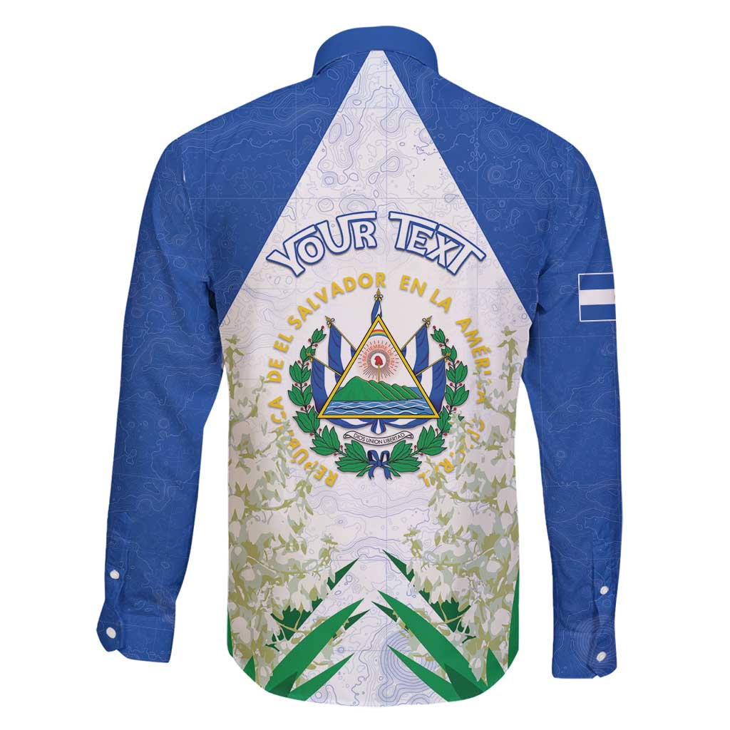 Personalized El Salvador Family Matching Long Sleeve Bodycon Dress and Hawaiian Shirt Torogoz Bird Map