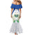 Personalized El Salvador Family Matching Mermaid Dress and Hawaiian Shirt Torogoz Bird Map