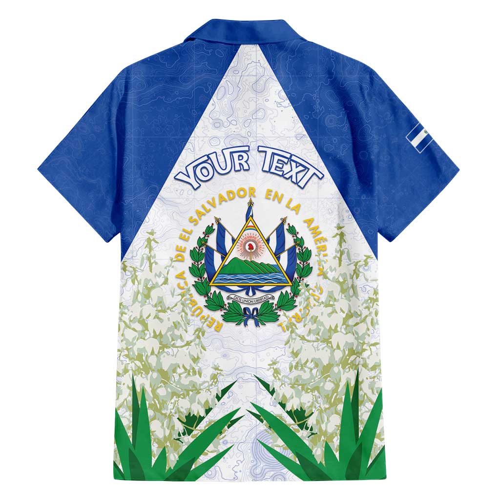 Personalized El Salvador Family Matching Off Shoulder Short Dress and Hawaiian Shirt Torogoz Bird Map