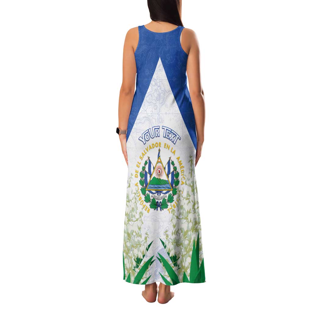 Personalized El Salvador Family Matching Tank Maxi Dress and Hawaiian Shirt Torogoz Bird Map